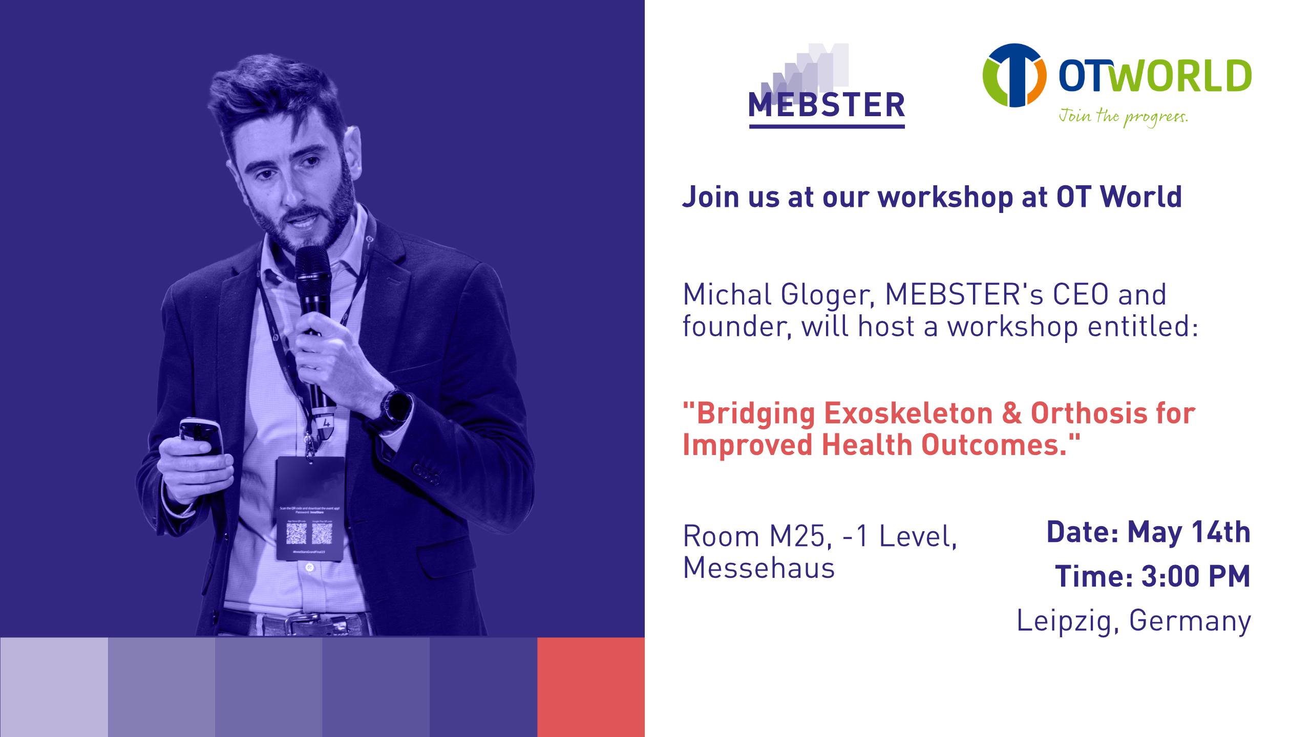 JOIN US FOR AN INNOVATIVE WORKSHOP AT OTWORLD 2024