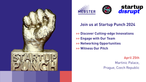  JOIN MEBSTER AT STARTUP PUNCH 2024! 